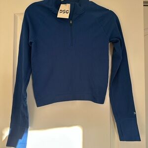 DSG Seamless Quarter-Zip Royal Blue - S